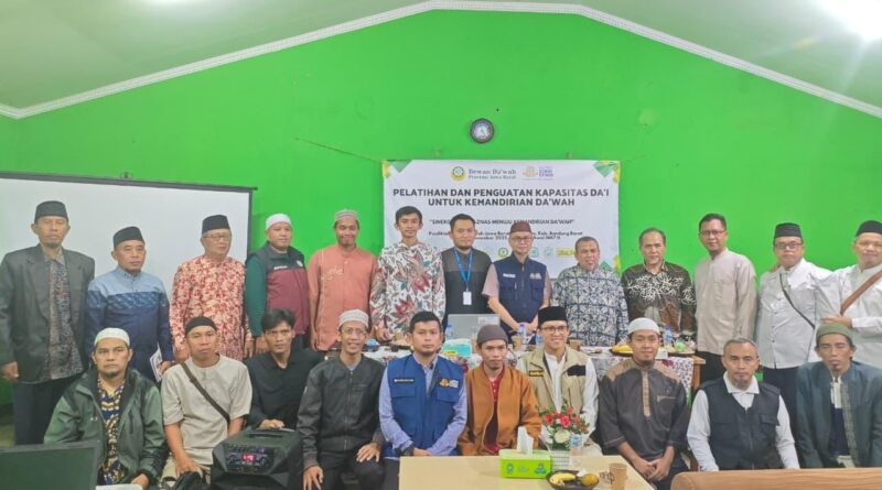 Pelatihan dan Penguatan Kapasitas Dai Dewan Da’wah Jawa Barat Dorong Kemandirian Dakwah