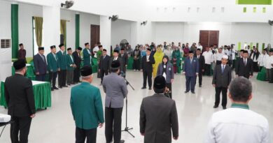 Al Washliyah Lantik Pimpinan Perguruan Tinggi